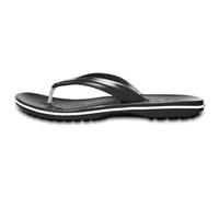 Tongs unisexes Crocs Crocband noires, pointure 7 pour hommes et 9 pour femmes