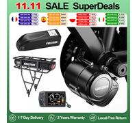 Tongsheng TSDZ2B TSDZ8 Ebike kit 36V 48V 250W 1000W 750W Engine Torque Sensor Mid Motor With Ebike Lithium 48V 25Ah 20Ah Battery Tszz16 48V1000W + 48V20AH