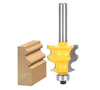 Tongue and Groove Router Bit Set | 3T Carbide Steel Milling Cutter for Wood / MDF / Plywood | Round Handle 8mm Woodworking Tool | Includes Sturdy Storage Box