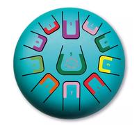 Tongue drum 11 notes turquoise