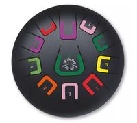 Tongue drum 11 notes noir