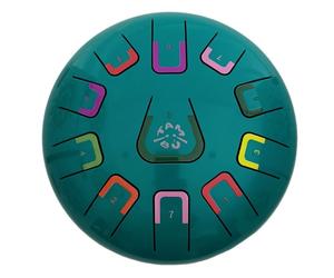 Tongue drum 11 notes turquoise