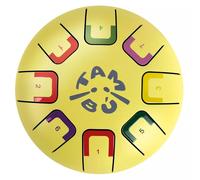 Tongue drum 8 notes jaune