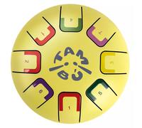 Tongue drum 8 notes jaune