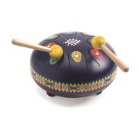 Djeco – Tambour métal Animambo – 8 languettes acier – Son doux et relaxant