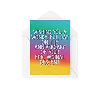 Tongue in Peach CBH124 Cartes d'anniversaire humoristiques pour homme et femme