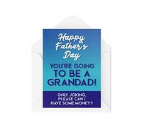 Tongue in Peach CBH126 Carte humoristique pour la fête des pères avec inscription « You're Going to Be A Grandad »