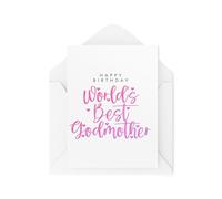 Tongue in Peach CBH2016 Cartes d'anniversaire pour marraine et marraine - Carte d'anniversaire pour marraine - Cartes d'anniversaire pour parrains et marraines