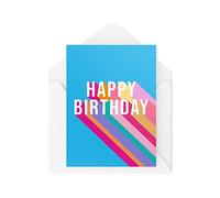 Tongue in Peach CBH582 Carte d'anniversaire avec inscription « Happy Birthday » pour lui, ses amies, bestie, blague, collègue, amie