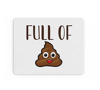 Tongue in Peach MM269 Tapis de Souris Humoristique pour Le Bureau, Accessoires de Bureau, Ordinateurs, collègues, collègues de Travail Plein de crottes, Emoji, banante, blagues, Père Noël Secret