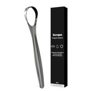 Tongue Scraper - Nettoyeur De Langue, Gratte-Langue Multifonctionnel Double Effet | Brosse De Nettoyage Domestique Avec Poignée Anti-Dérapante | Éliminateur Taches Mauvaise Santé Gencives Pers
