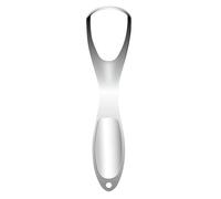 Tongue Scraper, Stainless Steel Fan Shape, Ergonomic Breath Cleaning Tool, Rust Resistant Smooth Edges, Hygiene Tongue Cleaner, for Daily Bathroom Use, Adults, Breathing Care, 5.71x1.38 Inches