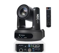 TONGVEO NDI AI Auto Tracking IP PTZ Camera SDI/HDMI/USB3.0/LAN PoE 30X Optical + 16X Zoom numérique 1080P 60fps pour Live Streaming Eglise Services Education Vidéoconférence avec OBS vMix et plus