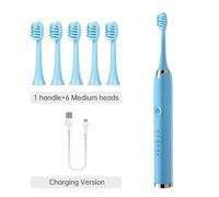 Tongwode Brosse À Dents Électrique Sonique Usb Rechargeable Étanche Électronique Ultra Sonique Blanchiment Brosses À Dents Têtes De Rechange