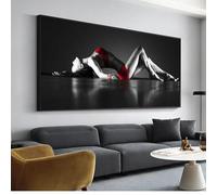 TONGYINLI Affiche d'art nu moderne, image de femme modèle, affiches et impressions sur toile, peintures murales pour décoration de salon, Cuadros 50x100cm sans cadre