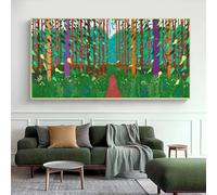 TONGYINLI David Hockney L'arrivée du printemps affiche paysage œuvres d'art impressions marée verte toile peinture mur Art photos décoration d'intérieur 50x100 cm sans cadre