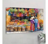 TONGYINLI Impressions sur toile de paysage, affiches et impressions, art mural, peinture moderne, pour chambre à coucher, salon, décoration 40 x 60 cm, avec cadre