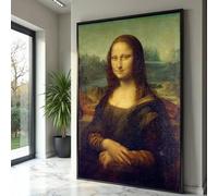 TONGYINLI Portrait classique de la Joconde, décoration murale Renaissance, affiches vintage célèbres, élégante décoration murale pour la maison (70 x 110 cm, sans cadre)