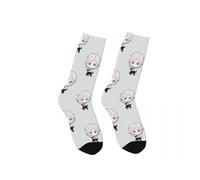 Tongyundacheng Chaussettes unisexes avec imprimé anime Ranpo Edogawa/Nakahara Chuuya Chaussettes mignonnes de dessin animé BSD Merch Anime Cosplay Chaussettes