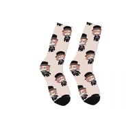 Tongyundacheng Chaussettes unisexes avec imprimé anime Ranpo Edogawa/Nakahara Chuuya Chaussettes mignonnes de dessin animé BSD Merch Anime Cosplay Chaussettes