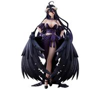 Tongyundacheng Figurine Albedo avec robe noire en PVC - Figurine de personnage d'anime - 20 cm - Décoration de bureau - Modèle de collection Albedo