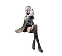 Tongyundacheng Figurine Anime 2B, Figurine d'action Yorha 2B Automata, Statue modèle No.2 Type B, Version Kimono, Ornement de collection en PVC, Décoration de bureau Cadeau