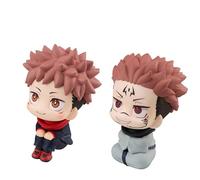Tongyundacheng JJK Figurine Itadori Yuuji Ryomen Sukuna Look Up Figurine 10 cm Action Figurine de Collection Modèle Maison Voiture Décoration