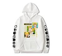 Tongyundacheng Les Sept Péchés Capitaux Sweat-shirt imprimé Anime Meliodas Cosplay pour Homme à Capuche Sweatshirt décontracté, Type 2, XXL