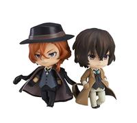 Tongyundacheng Lot de 2 Figurines Anime Bungo Stray Dogs Dazai Osamu et Nakahara Chuuya en PVC Personnages de Dessin animé Modèle de Collection Décorations de Bureau