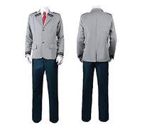 Tongyundacheng Midoriya Izuku/Todoroki Shouto Costume d'uniforme scolaire avec veste et cravate pour homme et femme, costume d'Halloween MHA