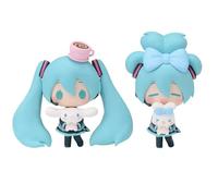 Tongyundacheng Miku Minifigure Anime Kawaii Girl Figurine 10 cm Miku Statue PVC Figurine d'action Modèle de collection Anime Ornement Bureau Décoration de voiture