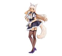 Tongyundacheng Nekopara Azuki Figurine d'action en PVC en forme de noix de coco à collectionner - Décoration de bureau pour cadeaux - 20 cm (type D)
