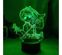 Tongyundacheng Tsuyuri Kanao Veilleuse à illusion LED 3D Kimetsu No Yaiba Anime Lampe de bureau créative 16 couleurs à distance Lampe de sommeil pour chambre d'enfant Cadeau d'anniversaire