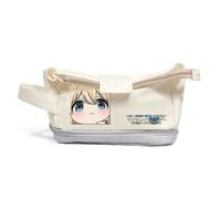 Tongyundacheng Violet Evergarden Trousse à crayons avec personnage manga Violet Evergarden Boîte de rangement Grande capacité Fournitures scolaires Cadeaux pour les fans d'anime, Type 1, 21x8.5x13 cm