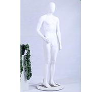 TonHan Mannequin de vitrine abstrait MC+1White - Blanc mat laqué (MC+1W homme)