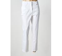 toni dress pantalons femme de couleur blanc