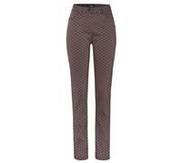 TONI Pantalon beige / rouge rouille / noir, Taille 38