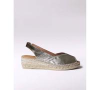 Toni Pons – Sandales compensées Bernia-p en esparto – Argenté – Taille EU 38 Femme