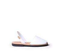 TONI PONS Abarca pour Femme en Cuir - Mao - Blanc, 43 EU