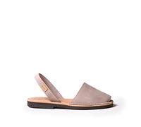 TONI PONS Abarca pour Femme en Cuir - Mao - Taupe, 37 EU