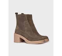 Bottines à talon large pour femme et daim et tissu | PRAGA-SY 41