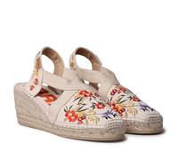 TONI PONS Castell Espadrilles valenciennes multicolores pour femme, Dahlia, 36 EU