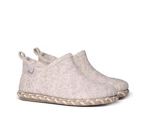 TONI PONS Chaussons de maison pour femme en feutre - DUNA-FP - Ecru, 41 EU