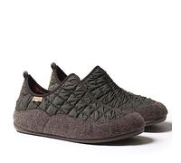 TONI PONS Chaussons de maison pour hommes en feutre et tissu - NIL-UM Kaki, 45 EU.