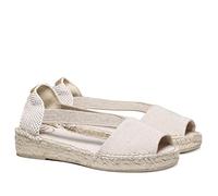 TONI PONS Elora-V - Espadrille pour Femme dans des Tons Unis de en Tissu de Coton.