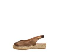 Toni Pons - Erica Peep Toe Espadrille - Femme - Chaussures - Brun - Taille: 37 EU