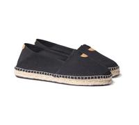 Espadrille Unisexe en Tissu Coton - BLANES-ER Noir, 45 EU