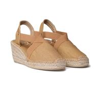 Toni Pons Espadrilles Ter – Talon compensé moyen, végane Femme Beige/Marron EU 40