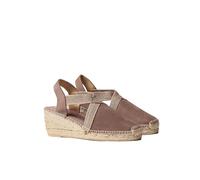 Espadrille et daim pour femme avec brides élastiques | TONA 37