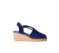 Espadrille compensée pour femme en daim avec élastiques | TREMP 41